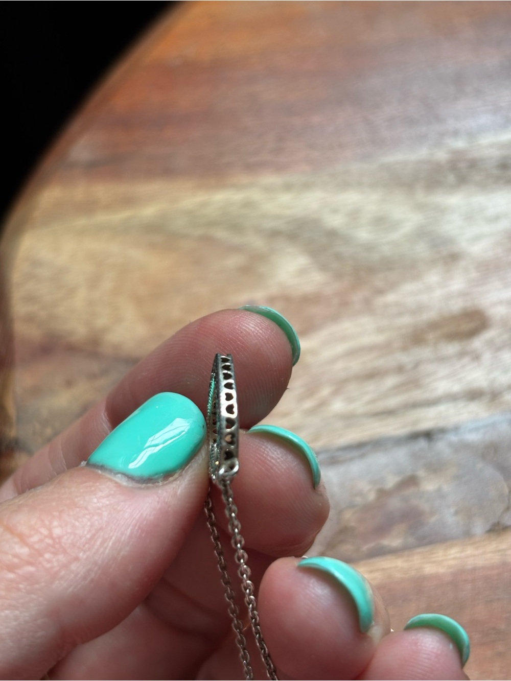 Pandora Sterling Silver Open Heart Pendant Necklace - Picture 4 of 5